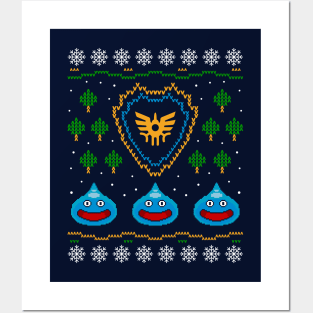 Slime Ugly Christmas Sweater Posters and Art